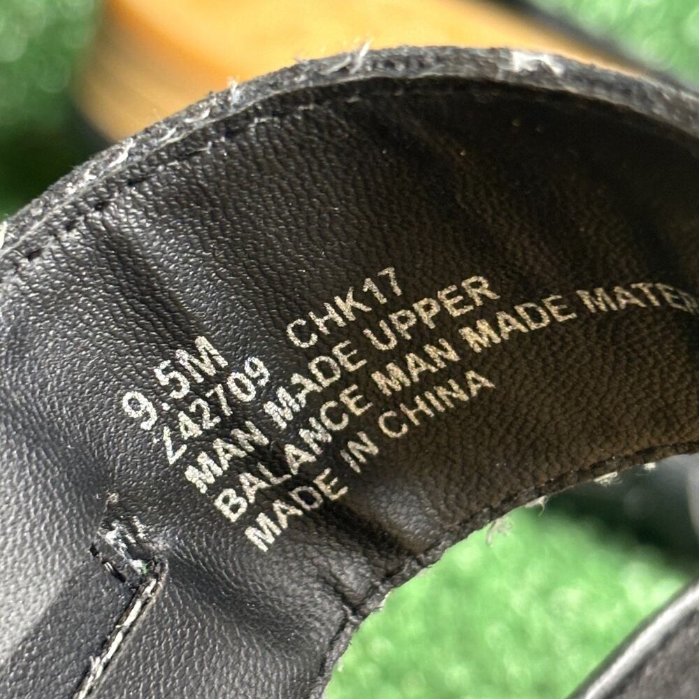 b.o.c. Sandals Slingback Closed Round Toe Flat Comfort Black Womens Size 9.5M - Picture 11 of 12